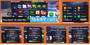Slime RNG Rebirth Account ( As Shown in Picture ) #21
