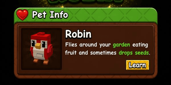 Gambar Product Grow A Garden 2 - Robin Pet