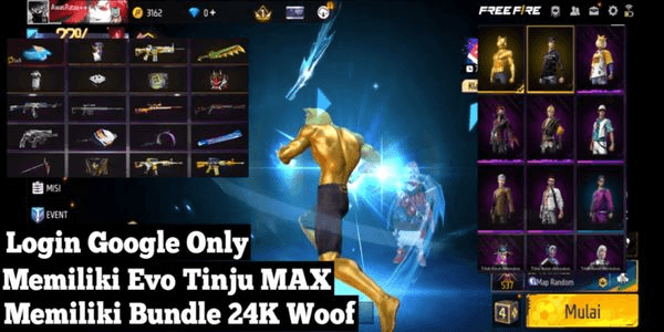 Gambar Product FREE FIRE NEWBIE CHEAP & 100% GUARANTEED