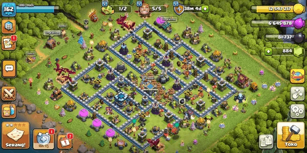 TOWN HALL 13 MAX BERGARANSI MURAH