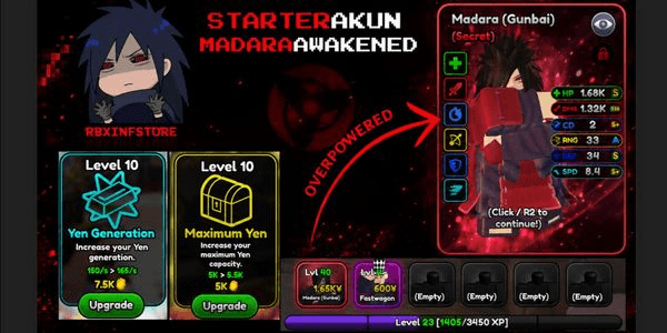 Gambar Product ANIME SQUADRON - MADARA AWAKENED (SECRET)