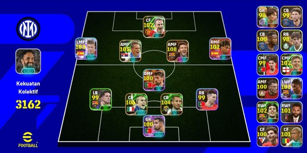 Gambar Product eFootball Mobile Account Big Time Lionel Messi Prime (3)