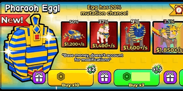 PHARAOH EGG x10 | Catch And Tame!