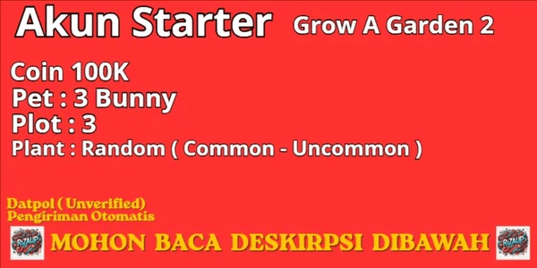 Starter Account | Grow A Garden 2