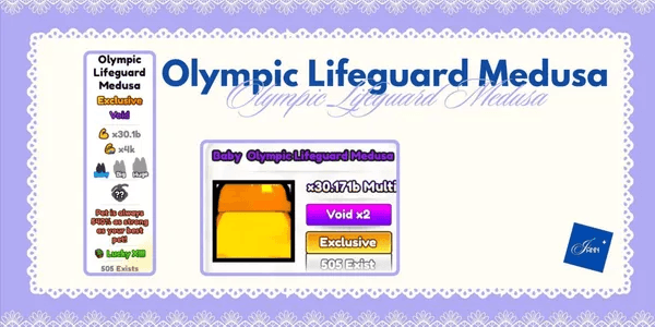 Olympic Lifeguard Medusa