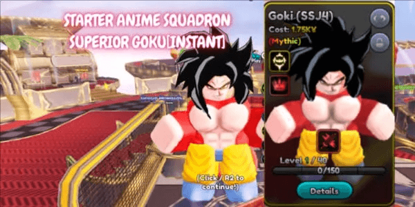 Starter Anime Squadron Superior Goku / GOKI (SSJ4)  [INSTANT]