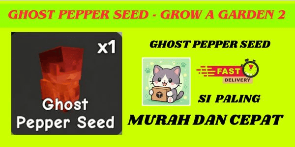 Gambar Product GHOST PEPPER SEED - GROW A GARDEN 2