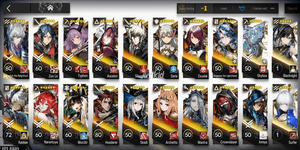 ARKNIGHTS GLOBAL EARLYMID 16*6, LIMITED SILVERASH ALTER, TYPHON, MON3TR, ASCALON, MANTRA, HOEDERER, NARANTUYA, RAIDIAN, SILVERASH, SKADI, SARIA, EXUSIAI