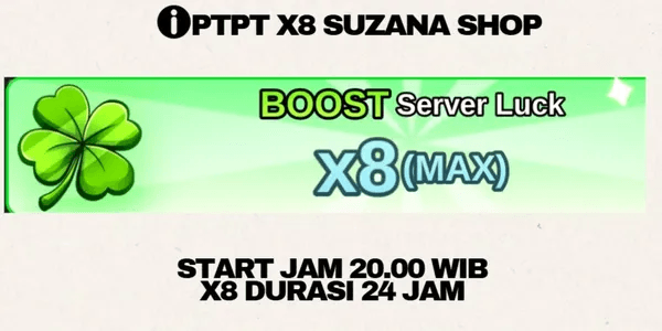 Server Luck x8