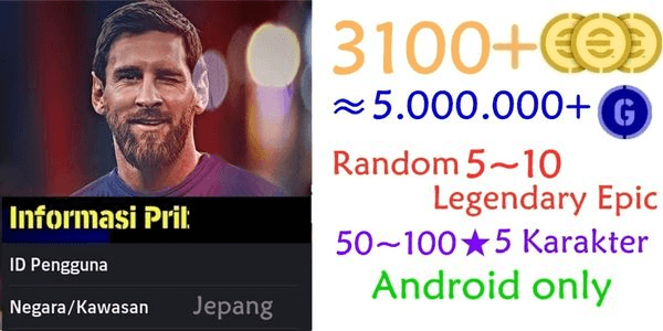 Gambar Product eFootball-4 Starter Coin Account