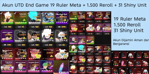 Akun End Game Universal Tower Defense Ruler Meta