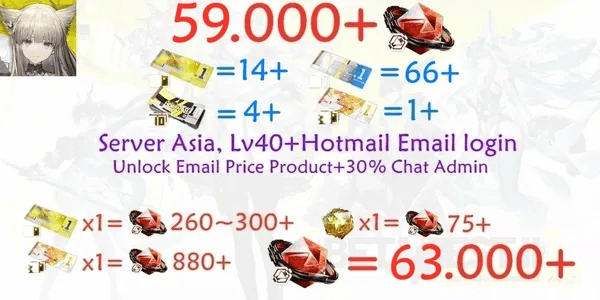 Reroll Account Arknights Endfield Asia-4