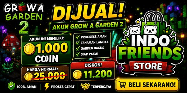 Gambar Product ACCOUNT 1M COIN || Grow A Garden 2