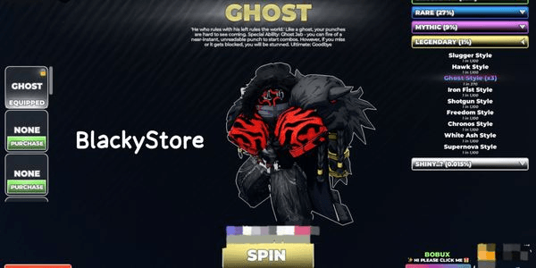 Gambar Product Akun Untiteld Boxing|| Style GHOST