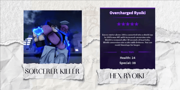 Hex Ryoiki Sorcerer Killer | Mythic Trait - A Universal Time (AUT)