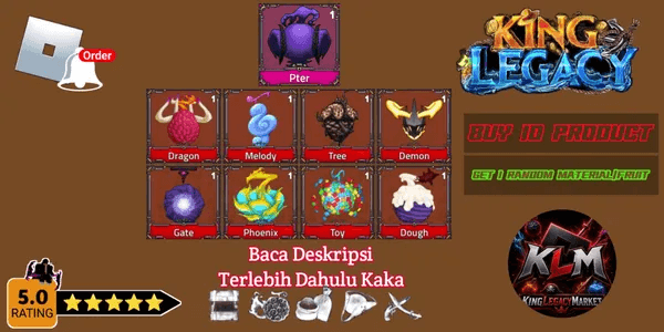 1 Mythical Fruit + 8 Legendary Fruit | Fruit Bundle