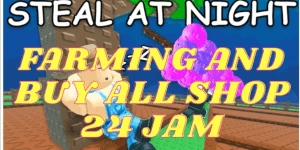 FARMING AND BUY ALL SHOP 24 HOURS | Grow A Garden 2