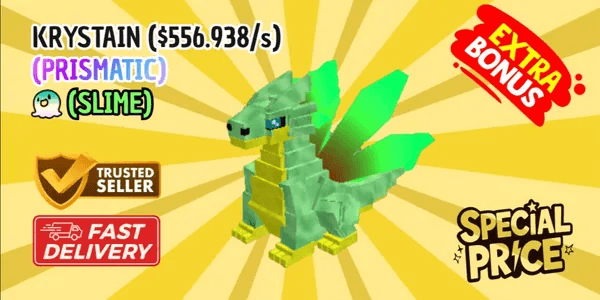 PET 500K/s (SLIME KRYSTAIN) | Build A Zoo
