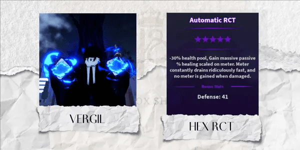 Hex RCT Vergil | Mythic Trait - A Universal Time (AUT)