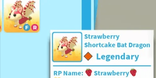Strawberry Shortcake Bat Dragon FR