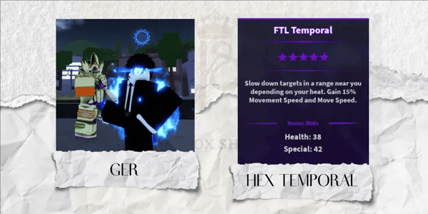 Hex Temporal GER (Gold Experience Requiem) | Mythic Trait - A Universal Time (AUT)