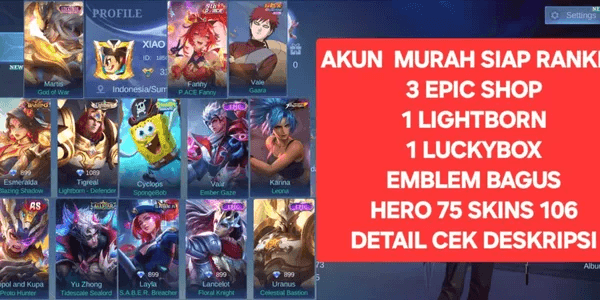 COOL ACCOUNT CHEAP VERY GOOD FOR RANKED #1