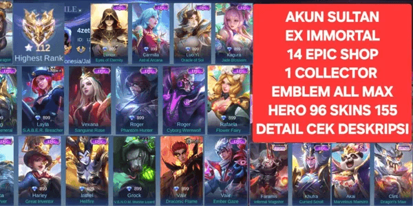 ALL EMBLEM ACCOUNT MAX ENEMY EASY READY RANKED VERY NICE