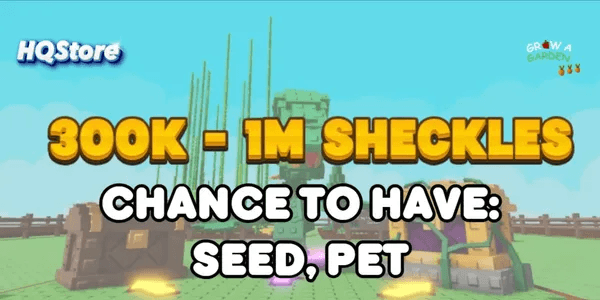 Grow A Garden 2 Account | Many Bonus Items | Ready to Play
