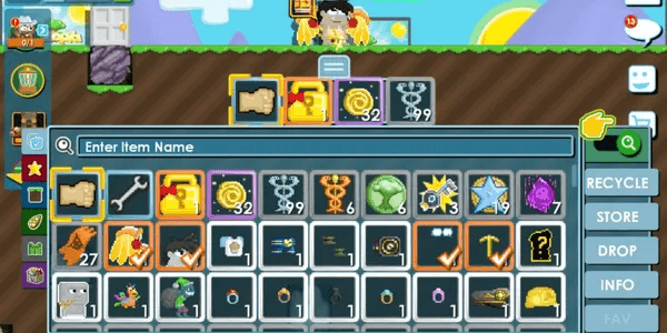Growtopia ACCOUNT DR TITLE + FEYE + GOLDEN PICKAXE + ACTION ANIME HAIR + ROLE MAX