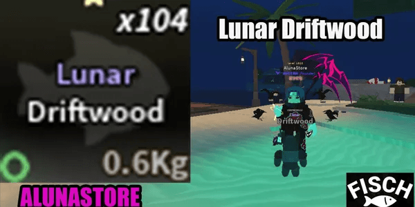 Lunar Driftwood - Material Craft Rod Fisch