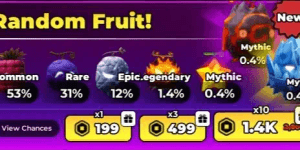 Anime Fighting Simulator - Random Fruit x10【1499R】