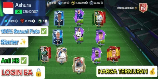 AKUN FC MOBILE OVR 118 STARTER (2)