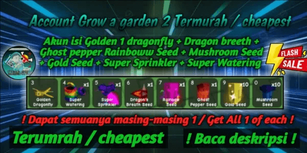 Grow A Garden 2 Account Cheapest