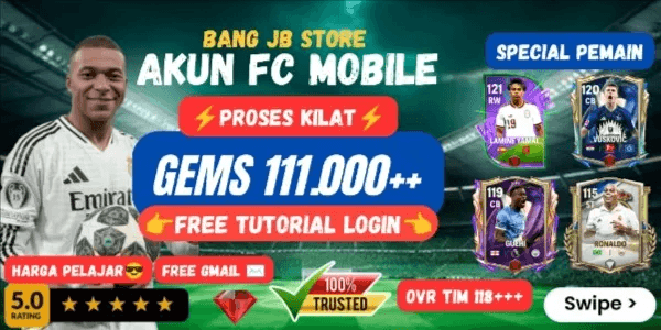 AKUN FC MOBILE HIGH OVR CHEAPEST‼️