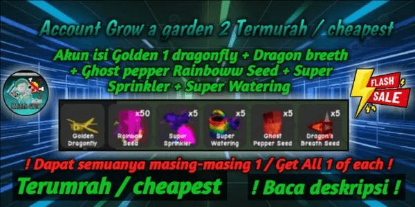 Grow A Garden 2 Account Cheapest