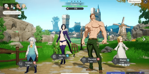 7ds Origin | Starter Merlin, Escanor & Elaine [Sea]