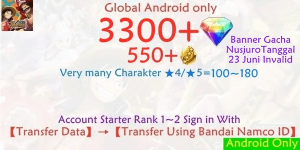 OPBR ONE PIECE Bounty Rush-1 account