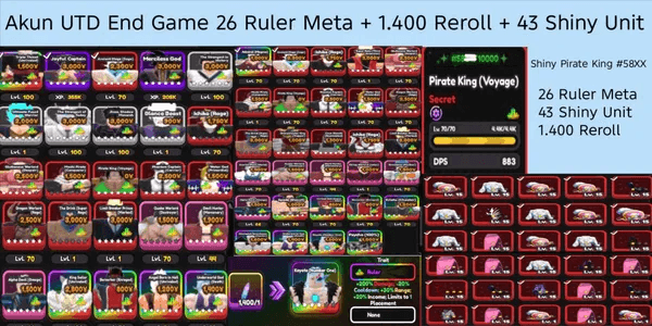 Akun Universal Tower Defense Ruler Meta (1)