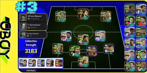 Efotball account strength 3000+