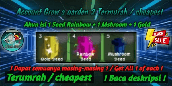 Grow A Garden 2 Account Cheapest