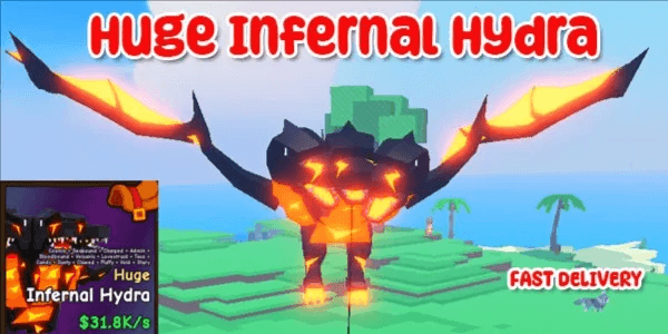 Huge Infernal Hydra Catch And Tame!