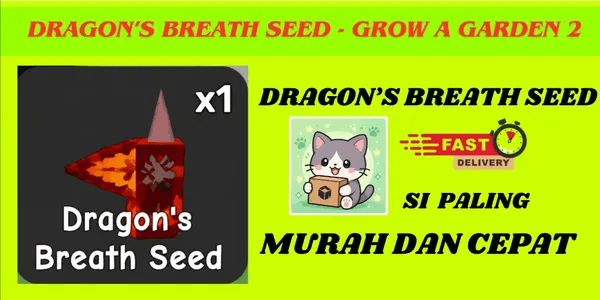 DRAGON'S BREATH SEED - Grow A Garden 2