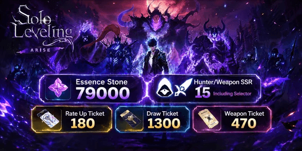 Gacha Account Solo Leveling Arise First Edition