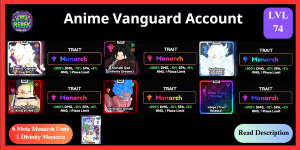Account Meta Monarch | Anime Vanguards