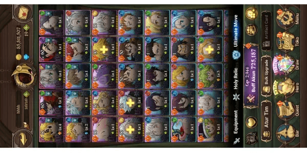STARTER ACCOUNT MELIODAS NEMESIS ULTI 4/6 [ASIA] ROTATION PITY 420