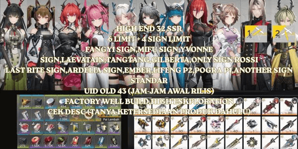Gambar Product [ASIA] HIGH END 32 SSR 6 LIMIT+4 SIGN LIMIT FANGYI SIGN,MIFU SIGN,YVONNE SIGN,LAEVATAIN,TANGTANG,GILBERTA,ONLY SIGN ROSSI,UID OLD 43