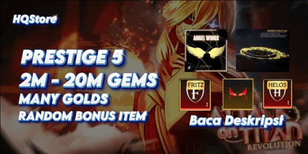 AOTR Account Many Bonuses - Attack on Titan Revolution