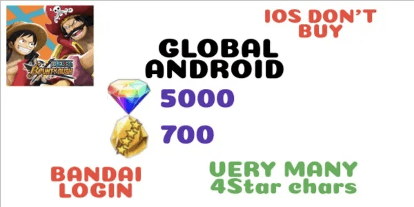 Akun One Piece Bounty Rush Global Android-7