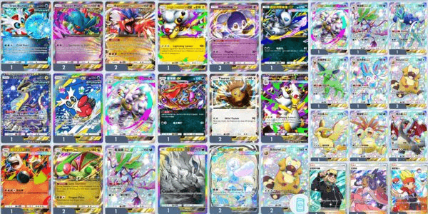 Gambar Product Global Lv40+ | Premium Meta 4000 Cards Collections Mega EX  + Diamonds Glass ( Same as Screenshot )