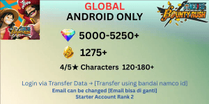 Account One Piece Bounty Rush OPBR Series A